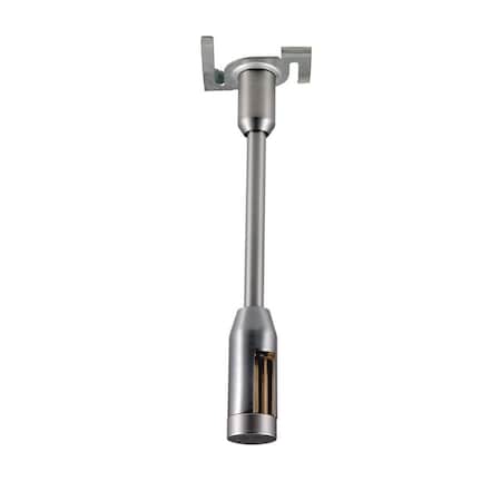 Jesco 24 in. Rigid T-bar Ceiling Standoff Suspends Rail Below T-Bar Ceiling, Satin Nickel MA-ST24SN